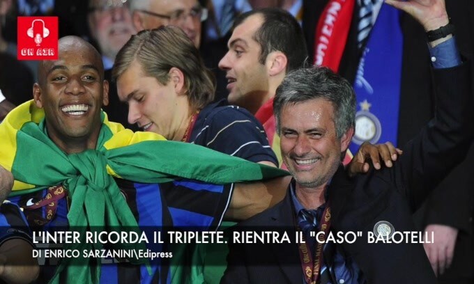 L'Inter ricorda il triplete. Rientra il caso Balotelli