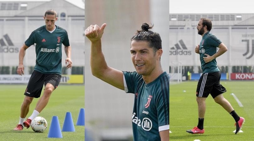 L'armata Juve adesso è al completo: Rabiot e Higuain si allenano