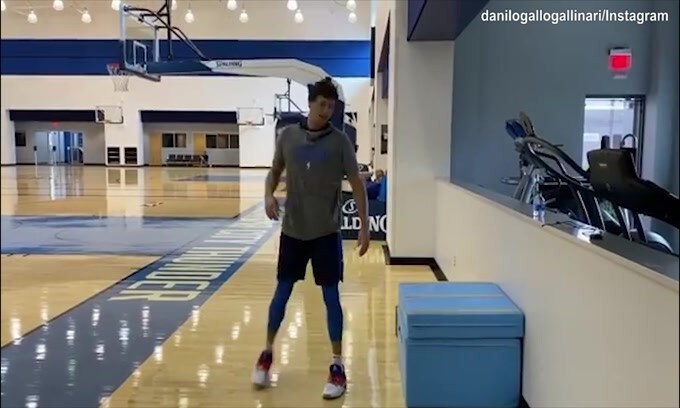 Nba, continuano gli allenamenti di Danilo Gallinari