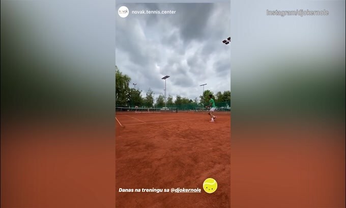 Tennis, Djokovic in gran forma