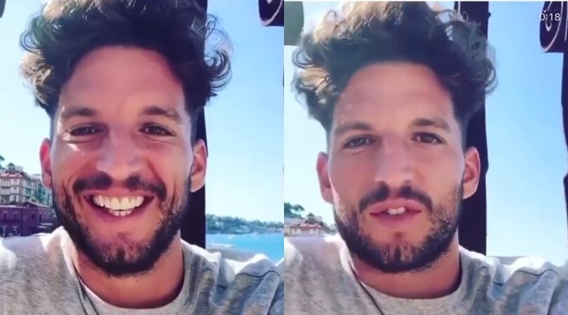Mertens si mostra con il suo nuovo look