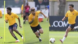 Roma: Diawara e Carles Perez scalpitano, Kluivert scalda il destro