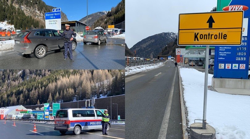 Coronavirus, al Brennero controlli a tappeto della polizia austriaca