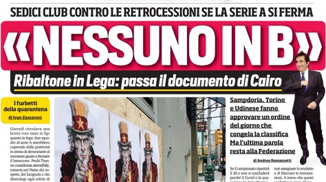 Covid, non vogliono retrocedere e chiedono di annullare il campionato!
