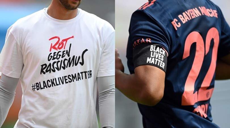 La Bundesliga omaggia Floyd: "Black lives matter"