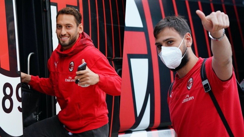 Milan in partenza per Torino: solo alcuni con la mascherina