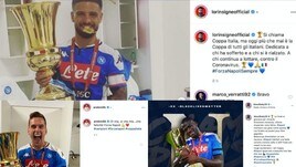 Napoli, la Coppa Italia è tua: la festa dei giocatori sui social