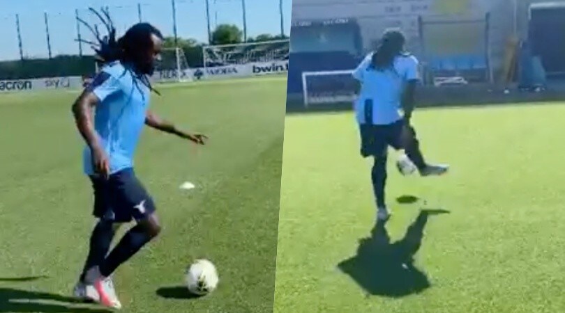 Lazio, l’allenamento di Lukaku: impegno massimo per tentare il recupero