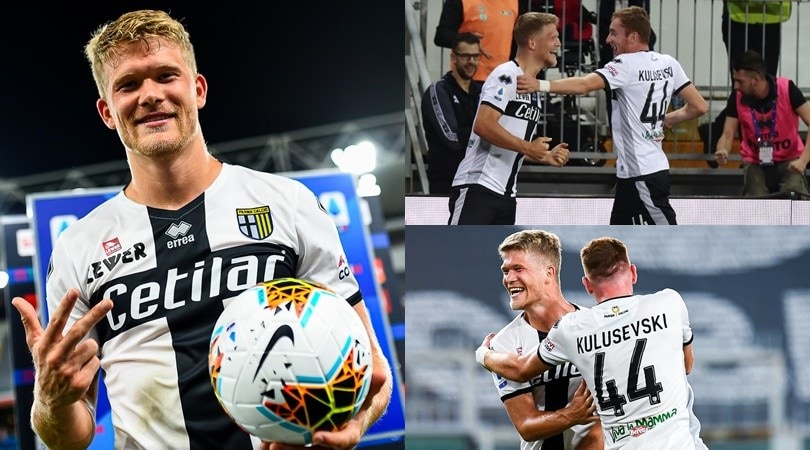 Cornelius fa tripletta, poi prodezza di Kulusevski: che show del Parma!