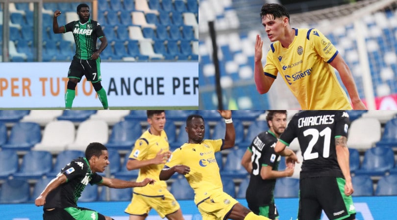 Rogerio salva il Sassuolo al 97'. Grande show di Boga