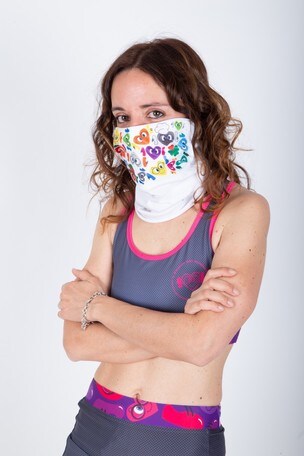 Corri in sicurezza con la bandana-mascherina COSMO VIS 4P Iovedodicorsa