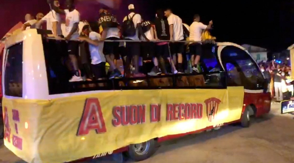 Benevento, una notte di festa per la Serie A!