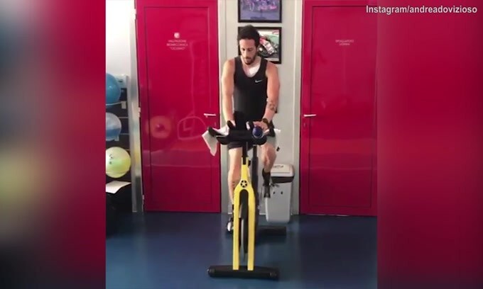 MotoGp, Dovizioso in palestra subito dopo l'operazione