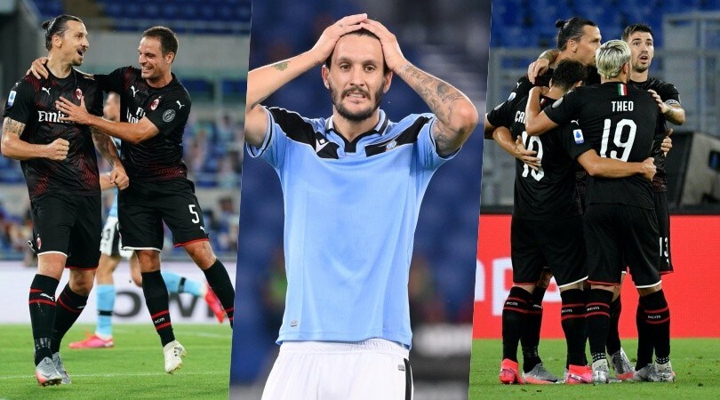 Lazio piegata, tris Milan: all’Olimpico è festa rossonera