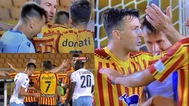 Patric perde la testa: il morso a Donati al 92' di Lecce-Lazio