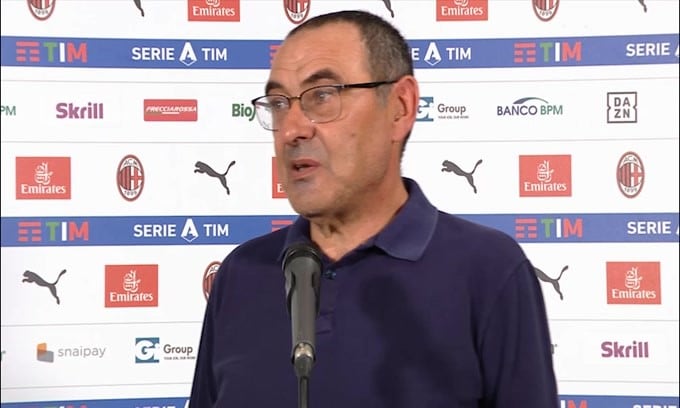 Sarri categorico: "Nessuna squadra può farci 3 gol in 5'"