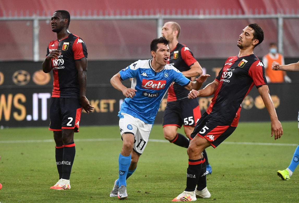 Napoli, Lozano spacca le partite: entra e segna nel 2-1 al Genoa