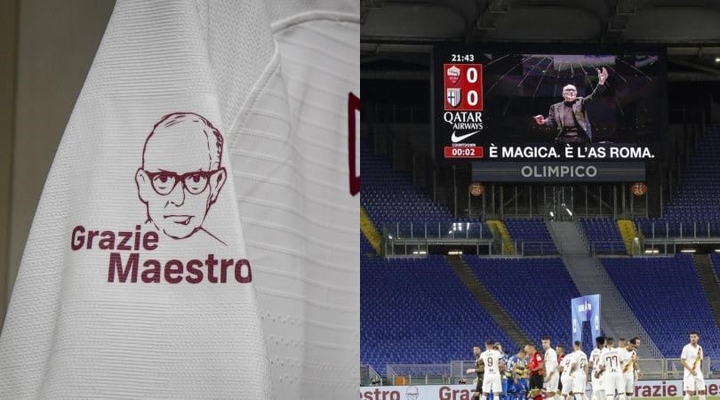 Ennio Morricone, ecco la maglia speciale che la Roma gli ha dedicato