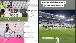 Juve, le reazioni social di Ronaldo e compagni: "Con l'Atalanta punto prezioso"
