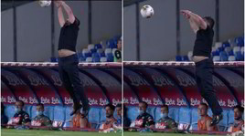 Gattuso show, raccoglie la palla al volo ma la maglietta lo tradisce FOTO