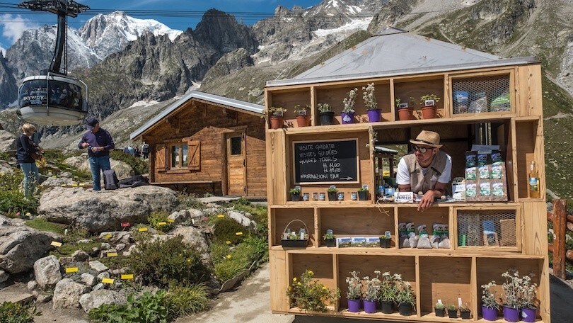 Courmayeur, tra la montagna e il cielo
