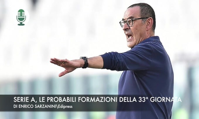 Serie A, le probabili formazioni della 33ª giornata