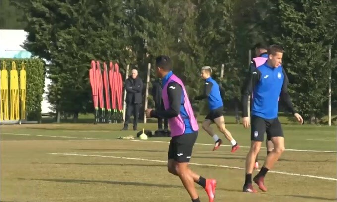 Atalanta, Muriel è tornato ad allenarsi