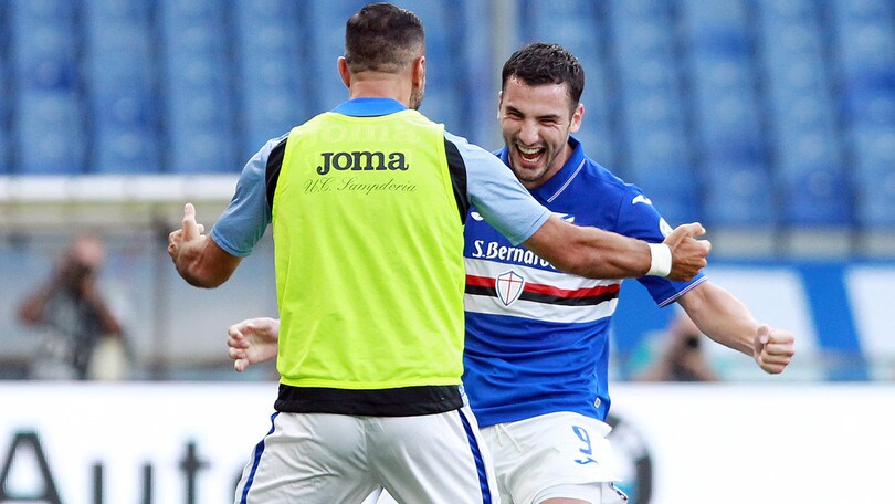 Bonazzoli show: che festa con Quagliarella! La Samp stende il Cagliari