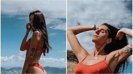 Valentina Vignali, vacanze in montagna ma l'abbigliamento fa discutere