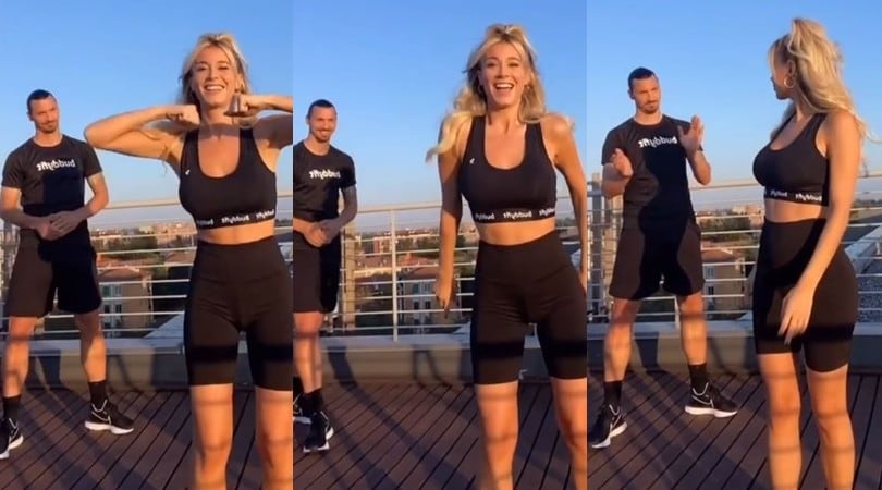 Diletta Leotta si scatena su TikTok insieme ad Ibrahimovic