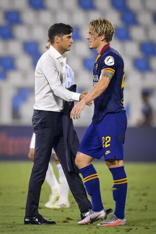Zaniolo, super gol e l'abbraccio con Mancini: pace fatta col difensore
