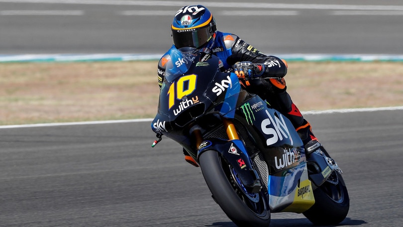 Gp Andalusia: Bastianini trionfa in Moto2, Marini e Bezzecchi sul podio