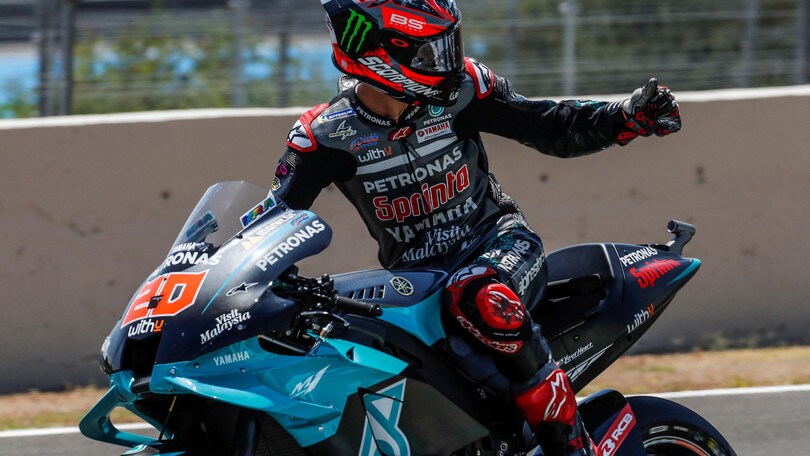 Gp Andalusia: Valentino Rossi strepitoso, è terzo! Quartararo domina, Vinales 2°