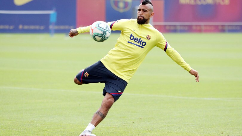 L'Inter aspetta Vidal, che si allena regolarmente con il Barcellona