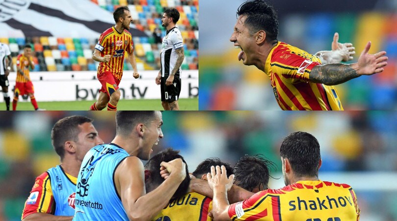 Il Lecce è ancora vivo! Mancosu e Lapadula rimontano l'Udinese