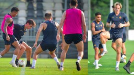 La Roma prepara la sfida con la Juve a Vinovo