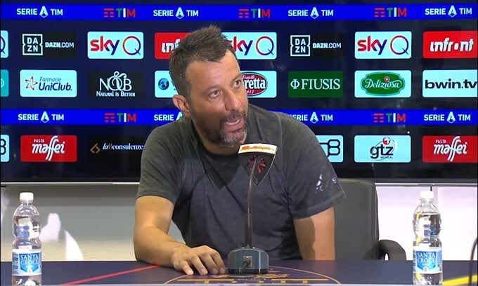 D'Aversa: "Kulusevski ha talento, giocherà anche nella Juve"