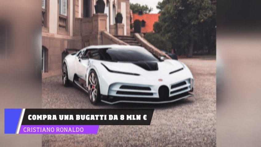 Ronaldo si fa il regalo scudetto: si compra una Bugatti da 8 milioni di euro!