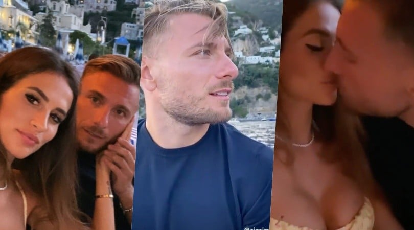 Lazio, la vacanza al bacio di Immobile con la sua Jessica