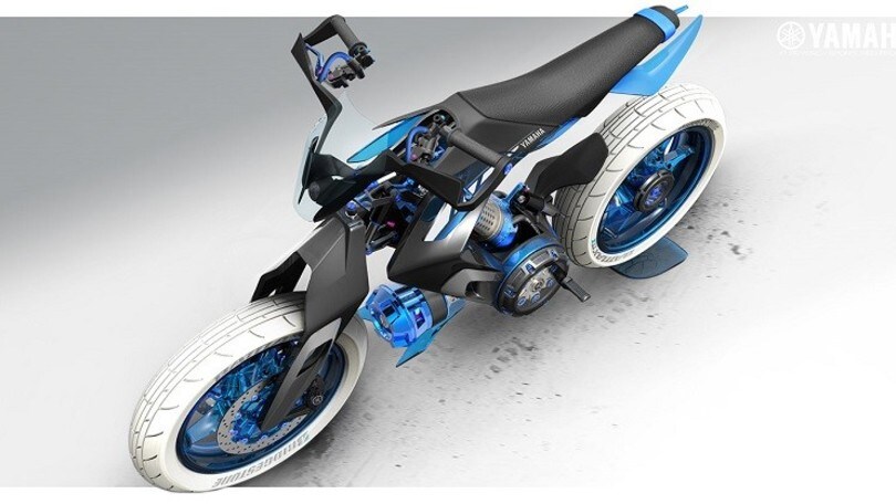 Yamaha XT 500 H2O Concept: la moto alimentata ad acqua