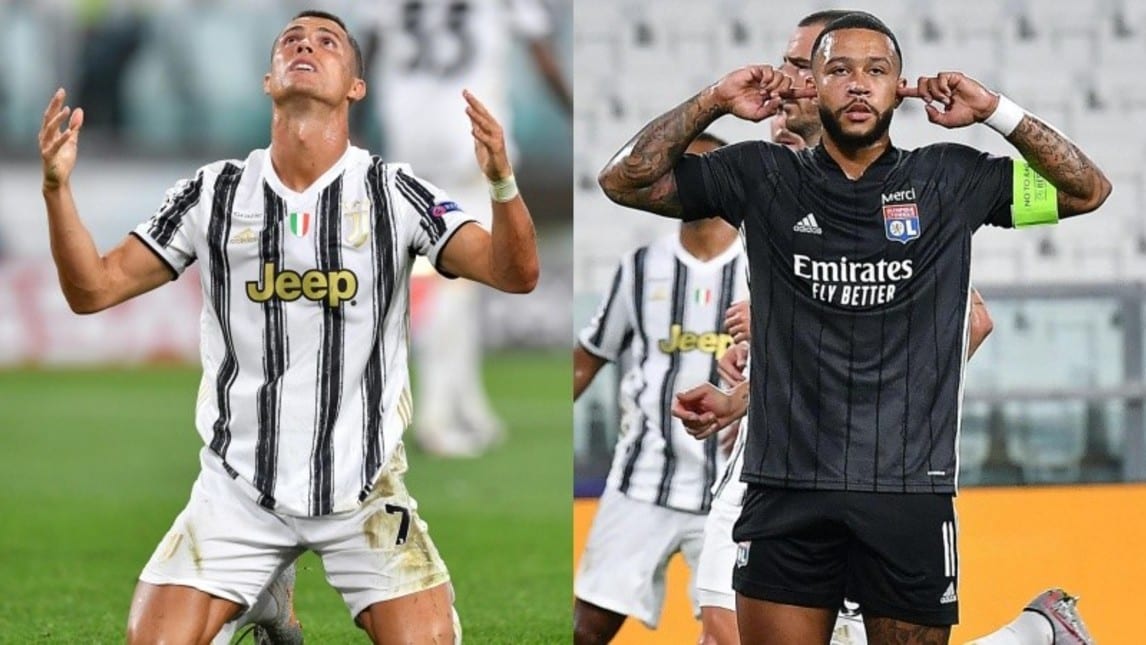Ronaldo doppietta, ma non basta: Juve eliminata dal Lione!