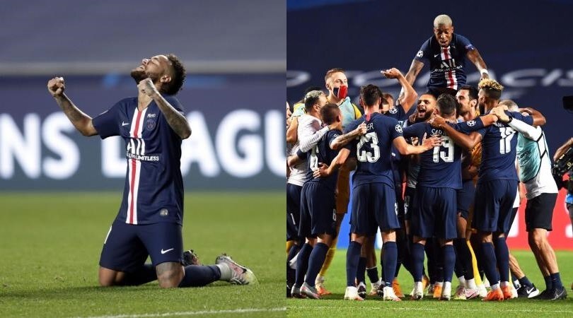 Psg, esplode la gioia di Neymar e compagni per la finale di Champions