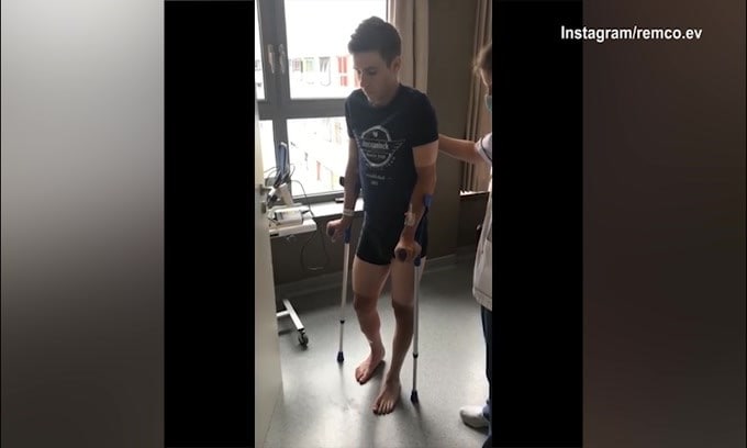 Evenepoel, che carattere: muove i primi passi!
