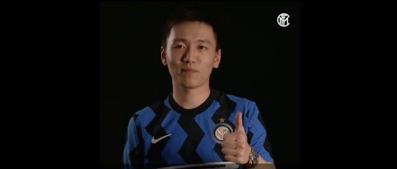 Inter, Zhang lancia un messaggio ai tifosi: "Siete con noi con lo spirito"