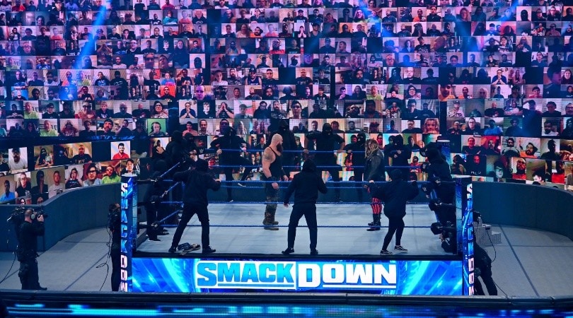 WWE ThunderDome, così il pubblico "torna" sugli spalti