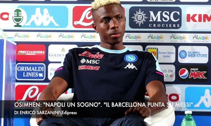 Osimhen: “Napoli un sogno”. “Vogliamo trattenere Messi”