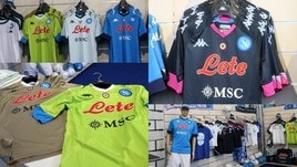 Napoli, le nuove maglie sbarcano negli store