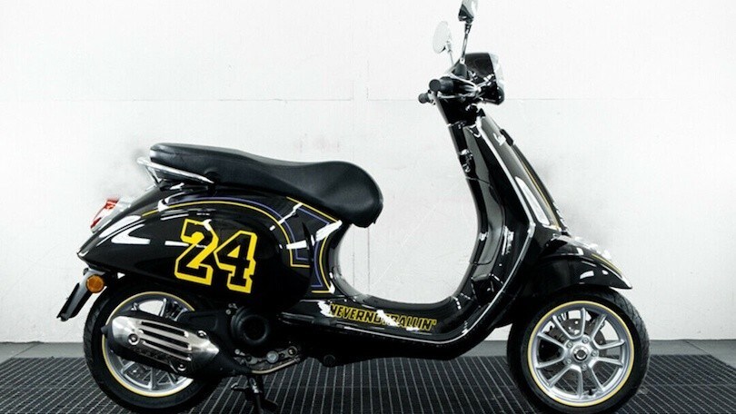 Una Vespa speciale in onore di Kobe Bryant