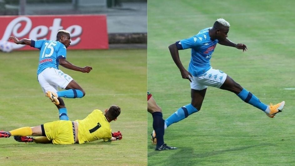 Osimhen si prende il Napoli: tripletta show all'esordio!