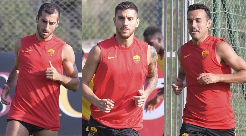 La Roma corre e si allena senza Zaniolo
